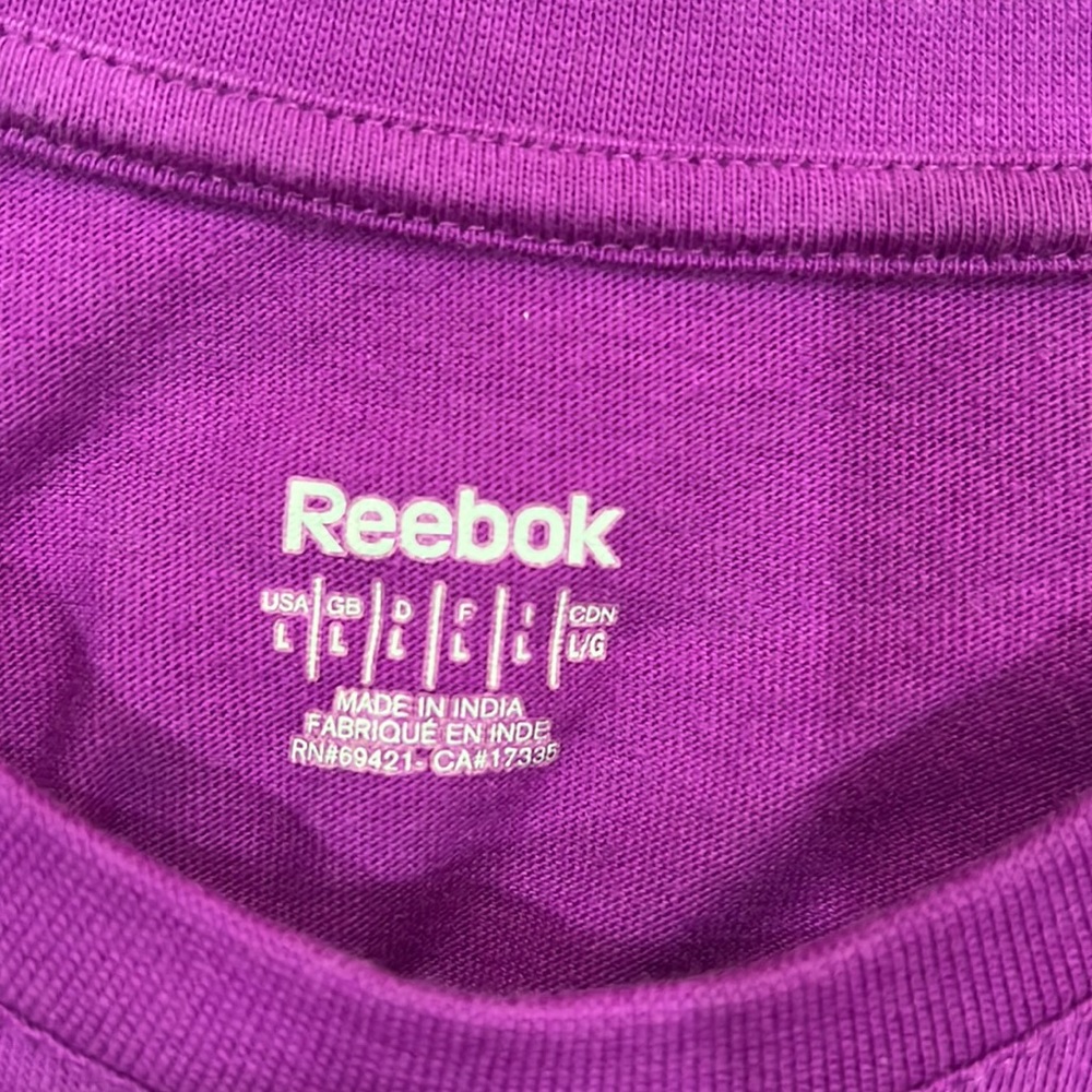 Purple Reebok Short Sleeve - Picture 3 of 4